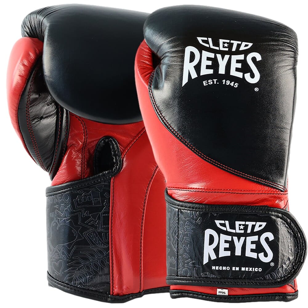 CLETO REYES エクストラパディングボクシンググローブ 黒/赤　16oz Cleto Reyes High Precision Boxing Gloves Black/Red – MMA Fight Store