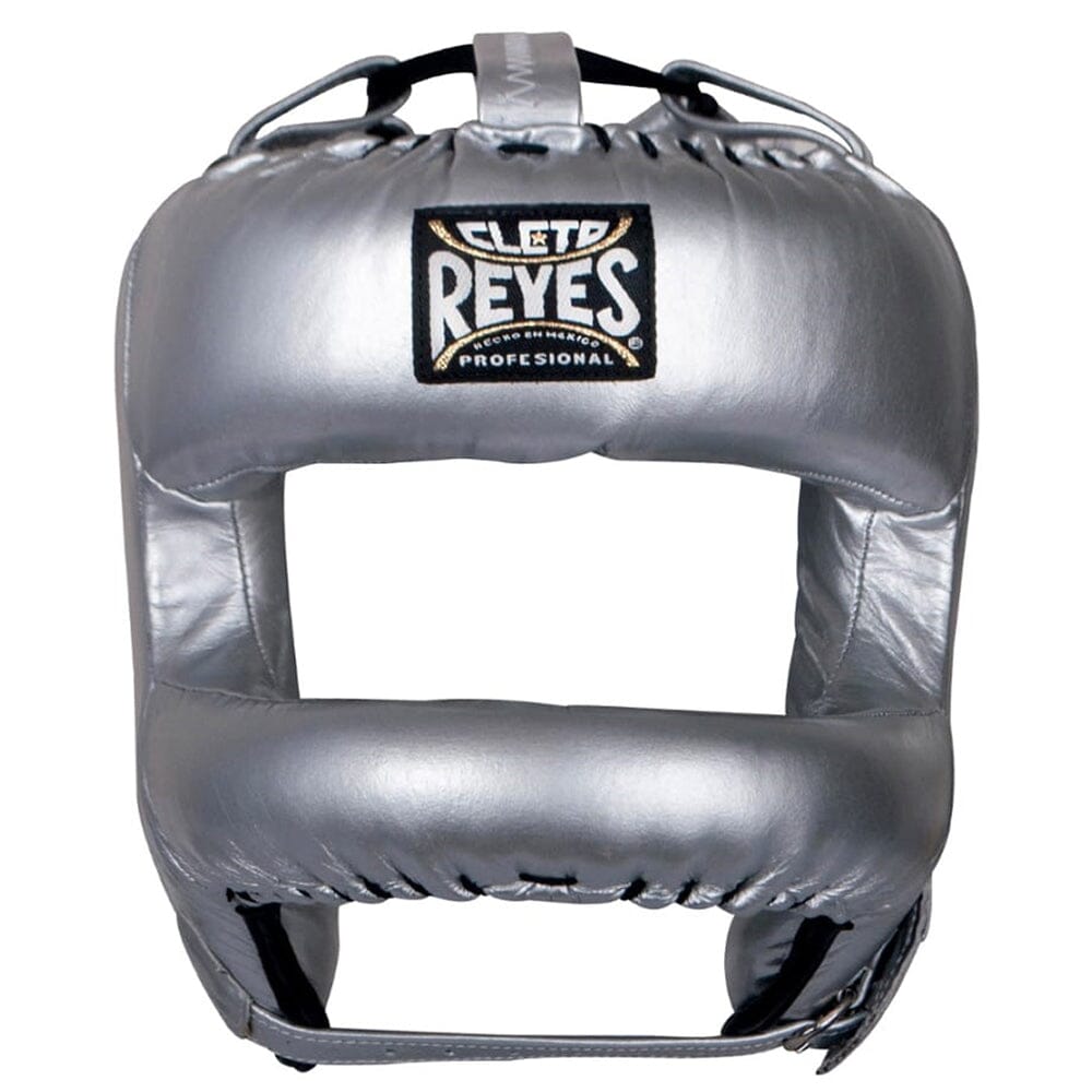 Cleto Reyes Redesigned Head Gear with Nylon Face Bar Silver – MMA
