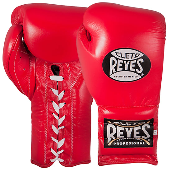 Cleto Reyes Training Boxing Gloves with Laces 12oz 14oz 16oz Red