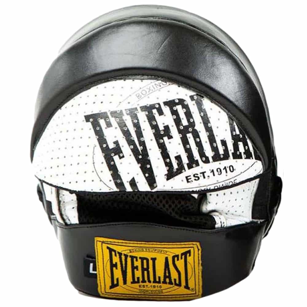 Everlast 1910 Micro Punch Mitts Black/White Back
