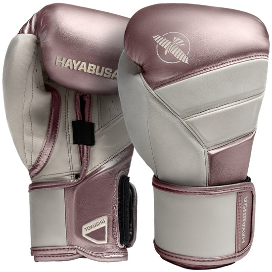Hayabusa T3 Boxing Gloves Rose Gold