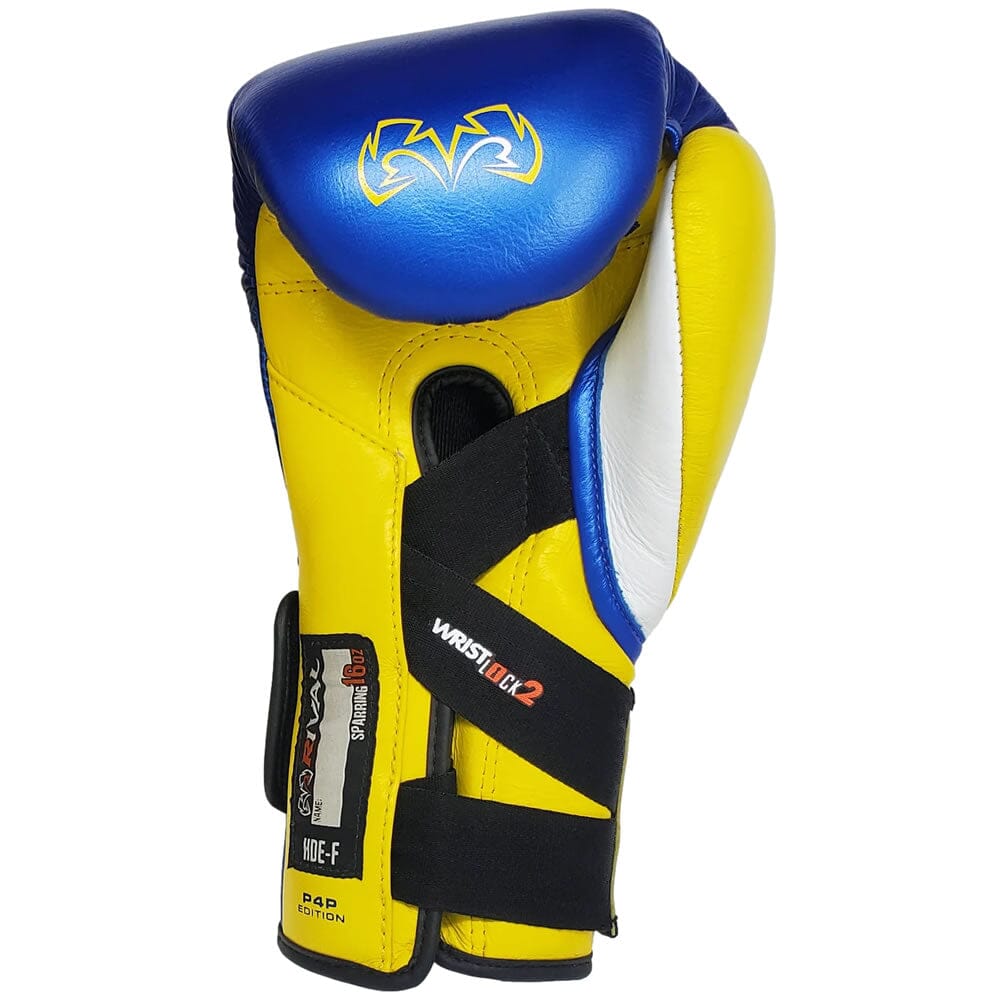 Rival RFX-Guerrero-V Sparring Gloves (P4P Edition) Blue/Yellow
