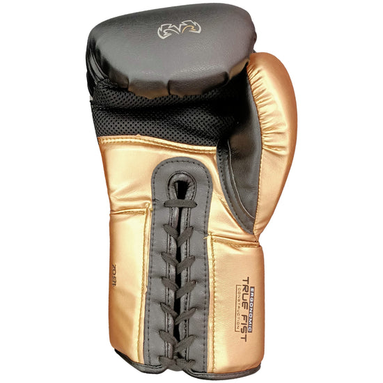 Rival RS100 Professional Sparring Gloves Black/Gold Inner