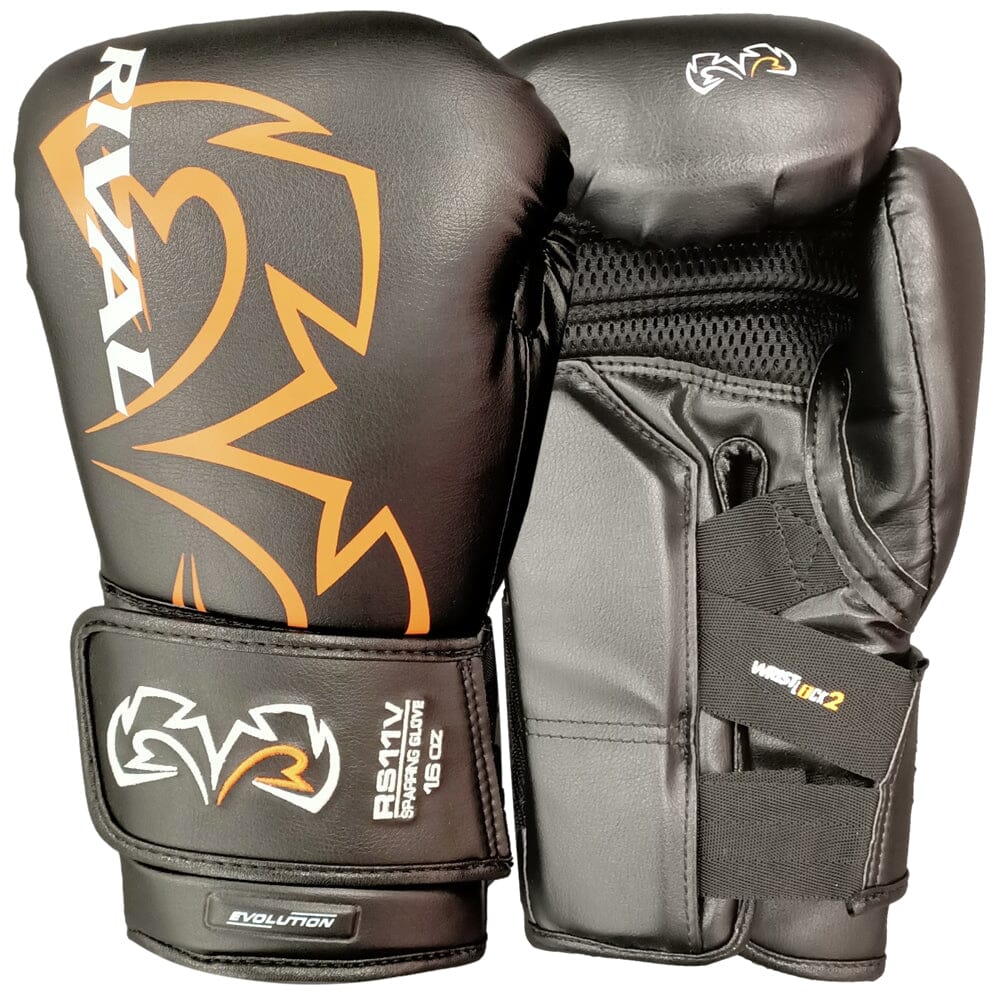 Rival RS11V Evolution Sparring Gloves Black – MMA Fight Store