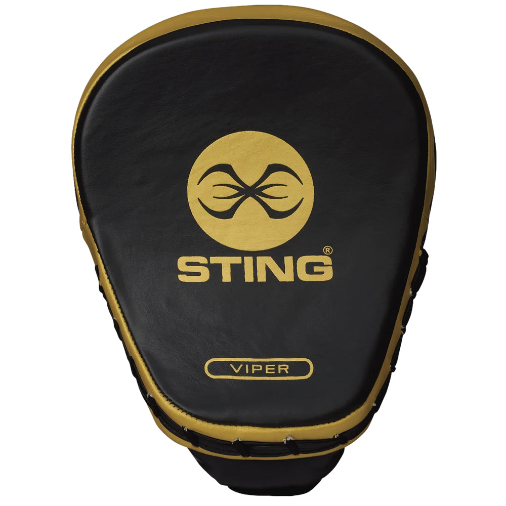 Sting Viper Speed Focus Mitts Black/Gold Front