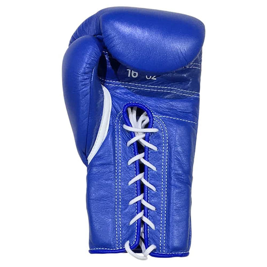 Winning MS- Lace Up Boxing Gloves Blue Inner