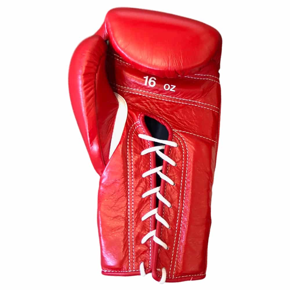 Winning MS- Lace Up Boxing Gloves Red Inner