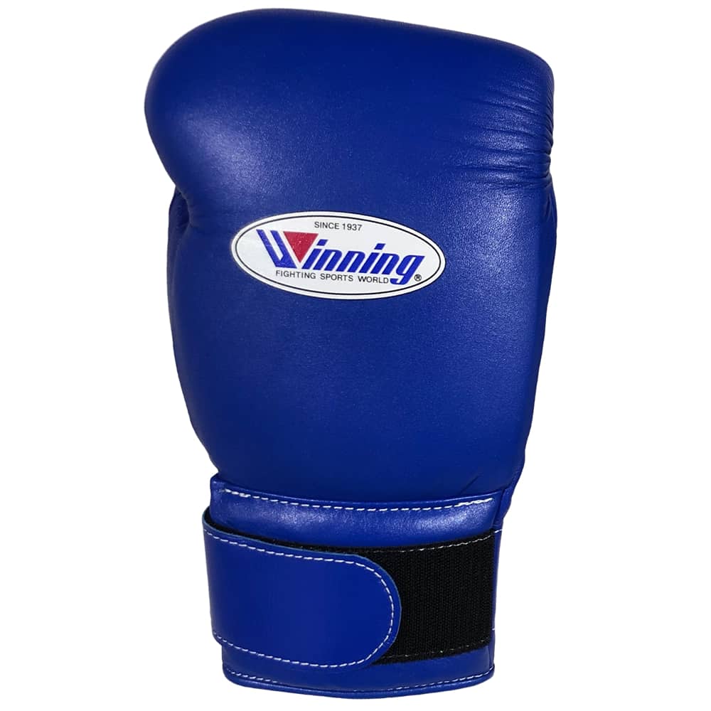 Winning MS- Velcro Boxing Gloves Blue Top