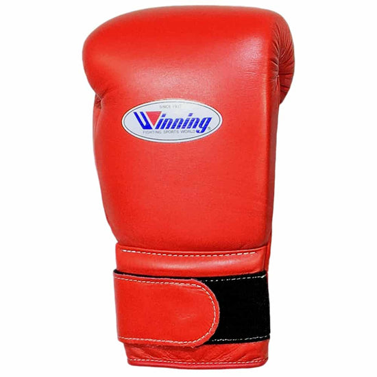 Winning MS- Velcro Boxing Gloves Red Top