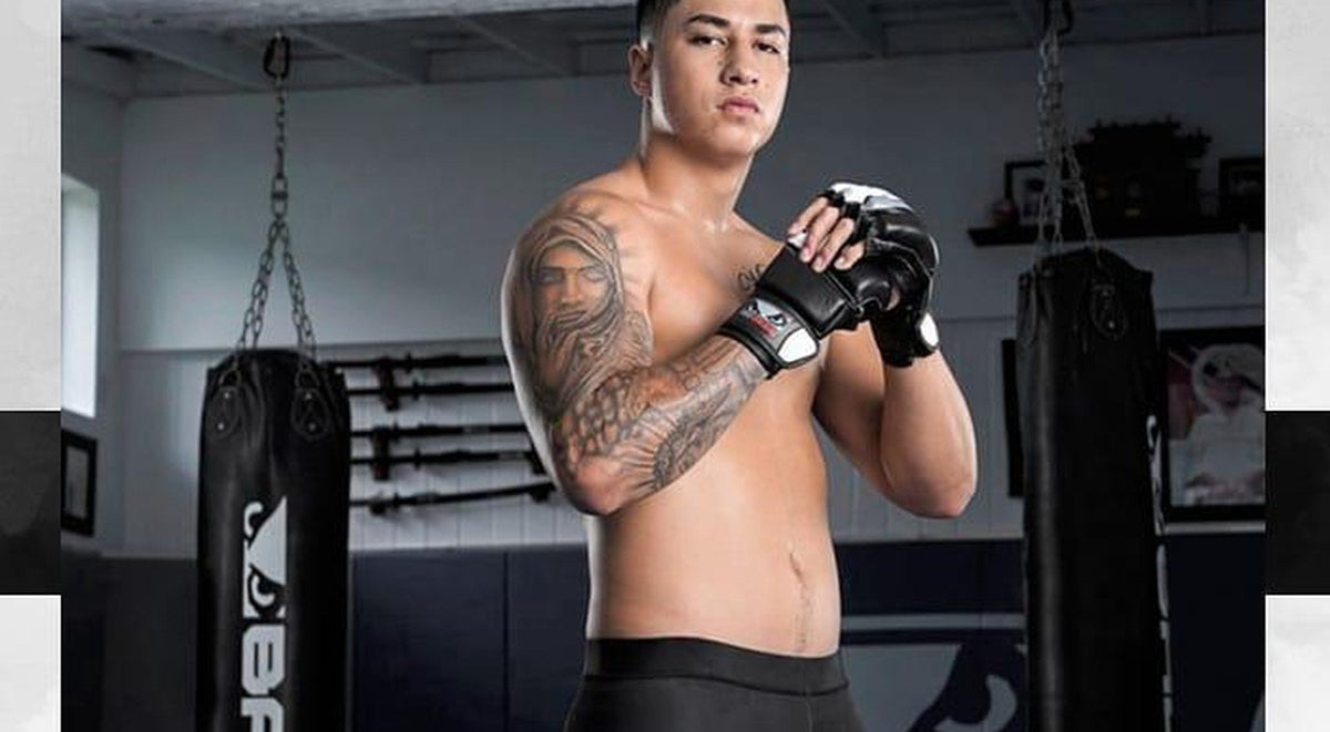 Bad Boy fighter in a fighting stance