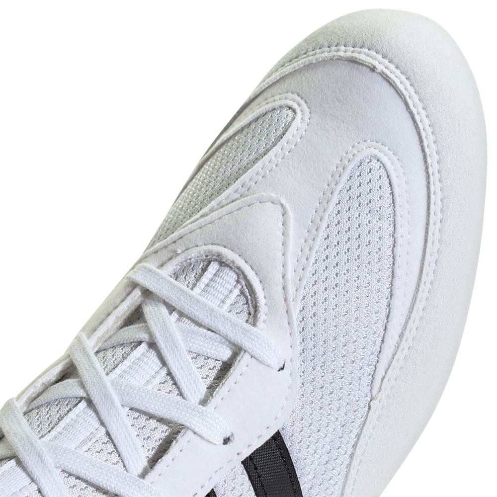 Adidas Box Hog II Boxing Boots White/Black Boxing Shoes Adidas 