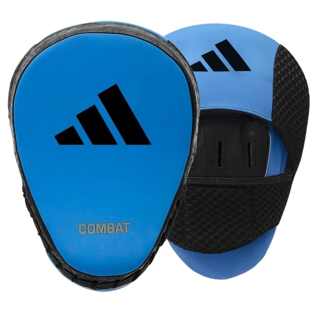 Adidas Combat 50 Focus Mitts Blue Focus Mitts Adidas Blue One size 