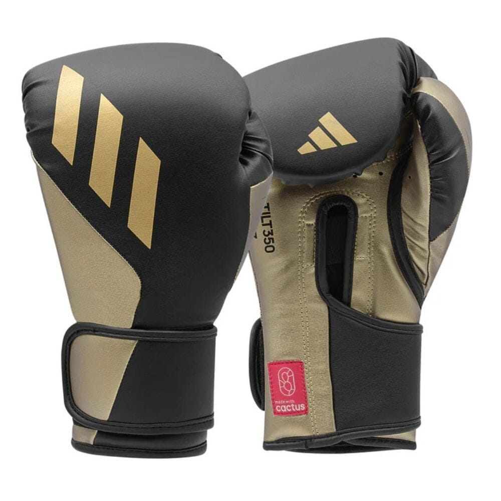 Adidas Speed Tilt 350 Boxing Gloves Black/Gold Boxing Gloves Adidas Black/Gold 12oz 
