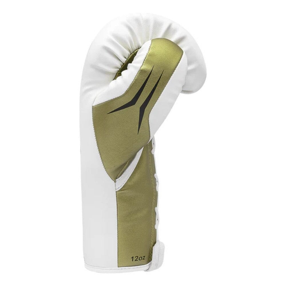 Adidas Speed Tilt 350 Laced Boxing Gloves White/Gold Boxing Gloves Adidas 