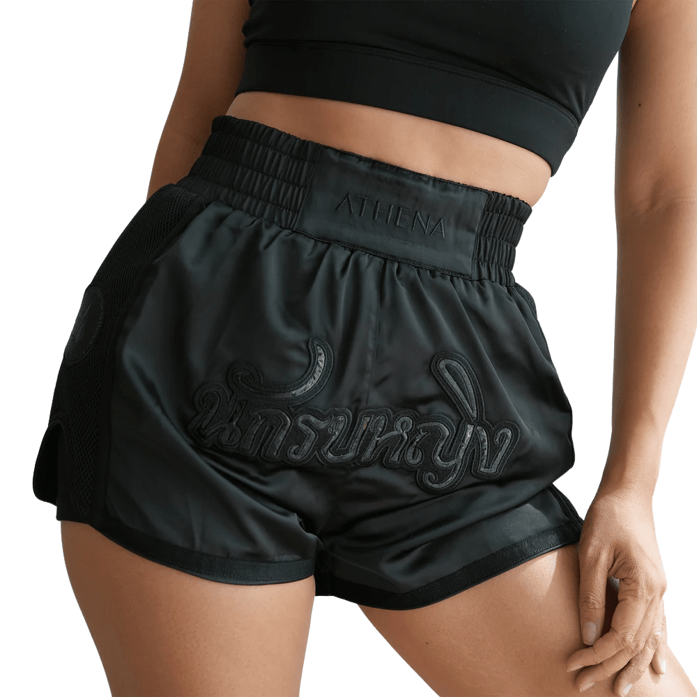 Athena Artemisia Black Muay Thai Shorts