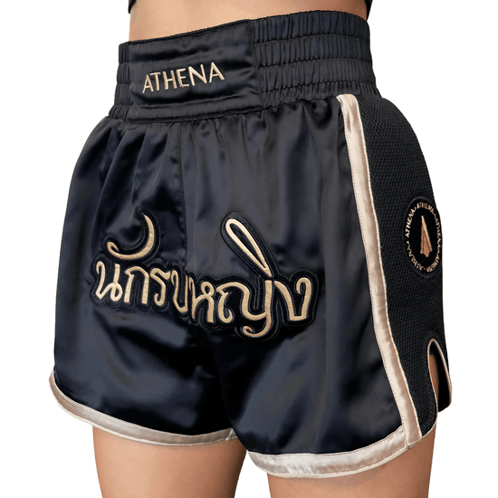 Athena Artemisia Muay Thai Shorts Muay Thai Shorts Athena Black/Gold X Small 