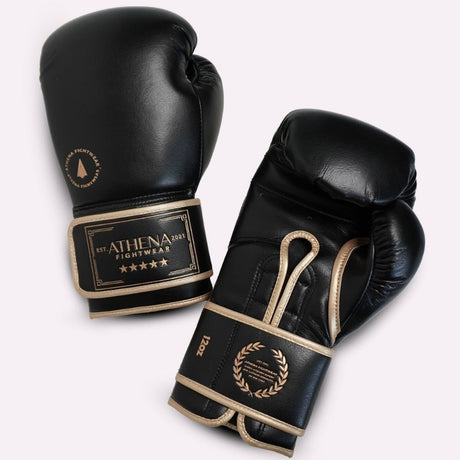 Athena Boxing Gloves Black/Gold