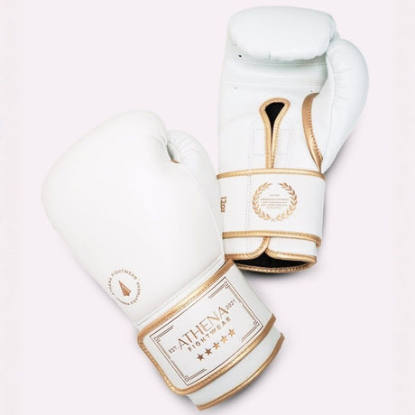 Athena Boxing Gloves Vintage White/Gold