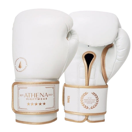 Athena Boxing Gloves Vintage White/Gold