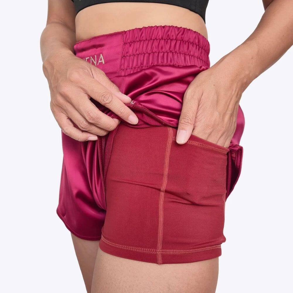 Athena Enyo Muay Thai Shorts Berry Muay Thai Shorts Athena 