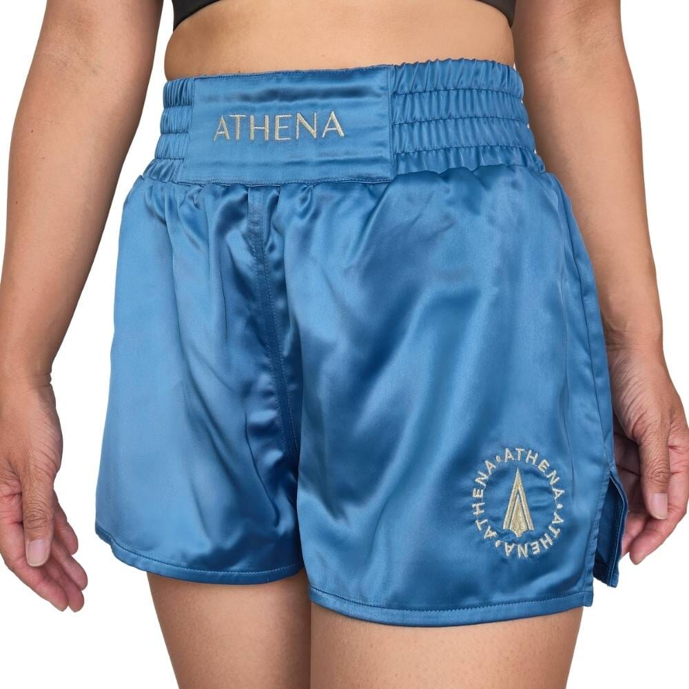 Athena Enyo Muay Thai Shorts Cerulean Muay Thai Shorts Athena Cerulean X Small 