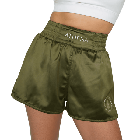 Athena Enyo Khaki Muay Thai Shorts Muay Thai Shorts Athena Small 