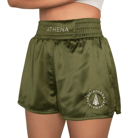 Athena Enyo Khaki Muay Thai Shorts Muay Thai Shorts Athena 