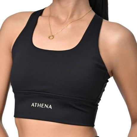 Athena Hera Crop Top Black