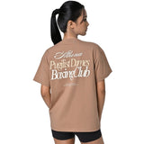 Athena Mila Boxing Oversized Graphic Tee Dune T-Shirts Athena Dune Small 