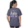 Athena Mila Jiujitsu Oversized Graphic Tee Storm Grey T-Shirts Athena Storm Grey Small 