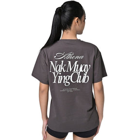 Athena Mila Muay Thai Oversized Graphic Tee Black Coffee T-Shirts Athena Black Coffee Small 