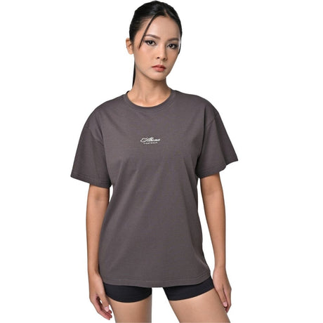 Athena Mila Muay Thai Oversized Graphic Tee Black Coffee T-Shirts Athena 