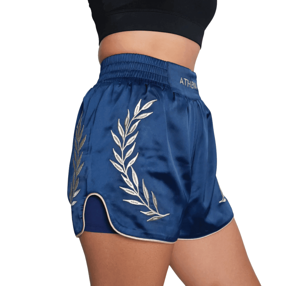 Athena Navy Muay Thai Shorts Muay Thai Shorts Athena 