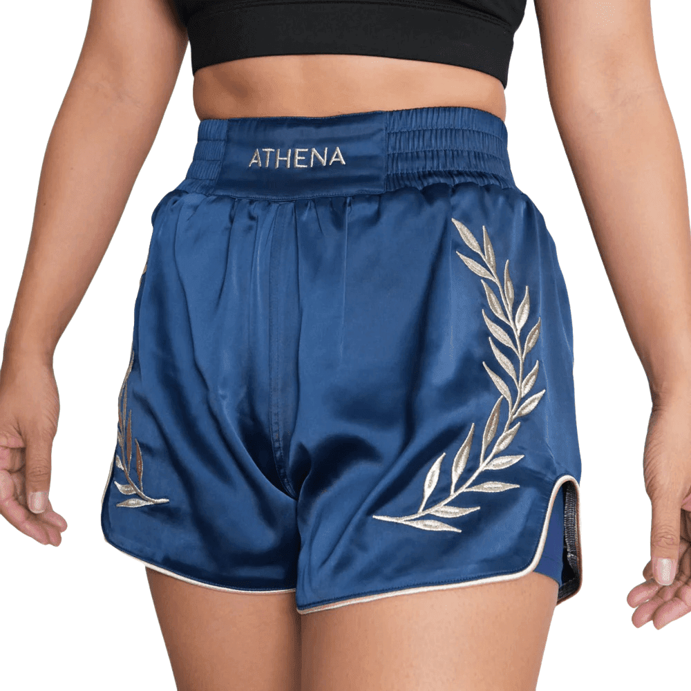 Athena Navy Muay Thai Shorts Muay Thai Shorts Athena Navy Small 