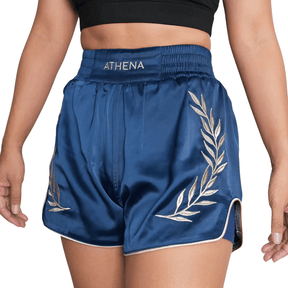 Athena Navy Muay Thai Shorts Muay Thai Shorts Athena Navy Small 
