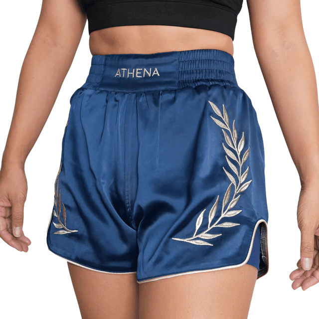 Athena Navy Muay Thai Shorts Muay Thai Shorts Athena Navy Small 
