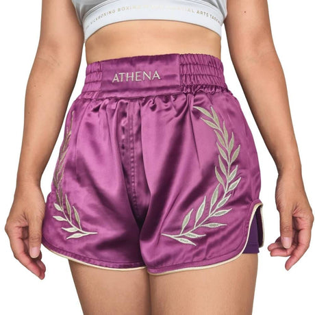 Athena Plum Muay Thai Shorts Muay Thai Shorts Athena 