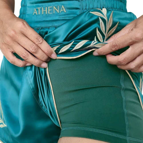 Athena Teal Muay Thai Shorts Muay Thai Shorts Athena 