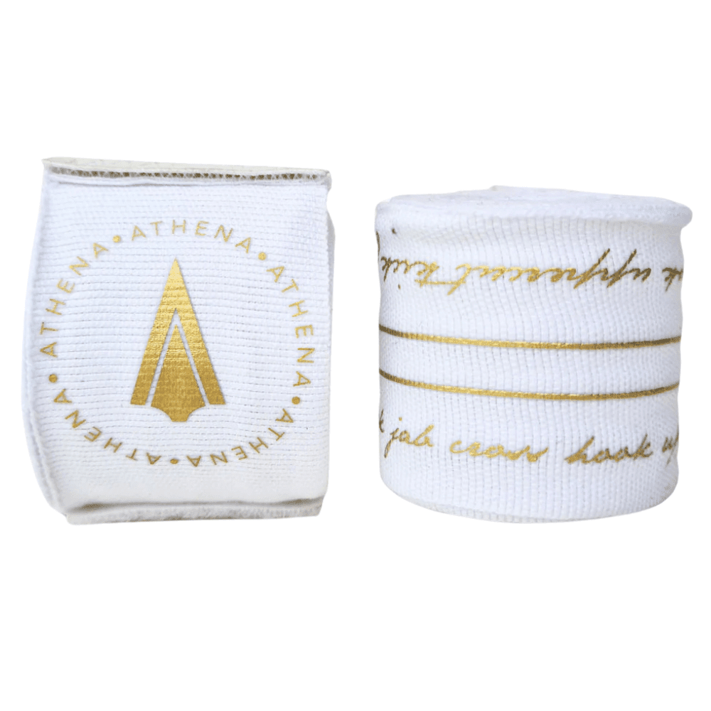 Athena Nerio White/Gold Handwraps Hand Wraps Athena 