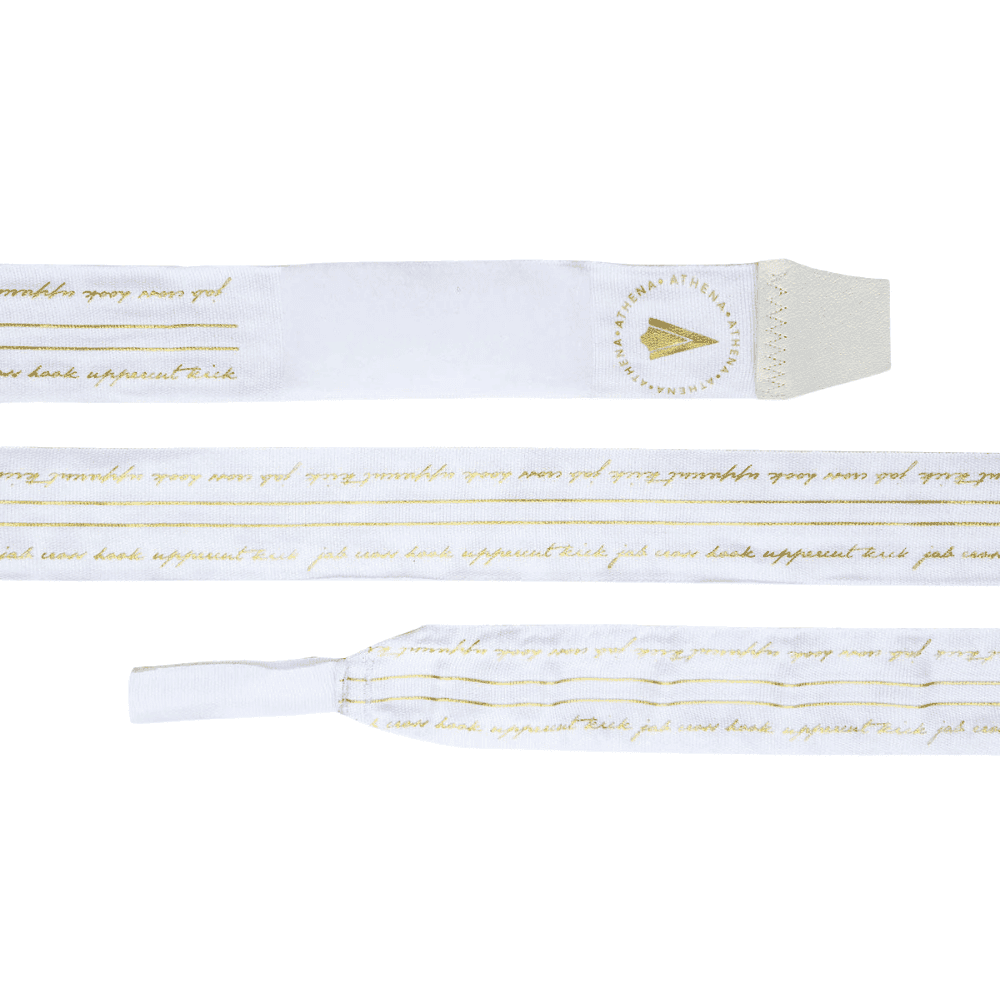 Athena Nerio White/Gold Handwraps Hand Wraps Athena 