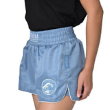 Athena Ryoko Muay Thai Shorts Ash Blue Muay Thai Shorts Athena 