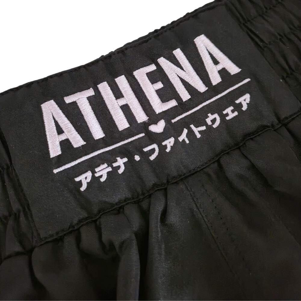 Athena Ryoko Muay Thai Shorts Black/Pink Muay Thai Shorts Athena 