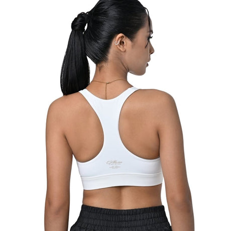 Athena Hera V-Twist Sports Bra Vintage White