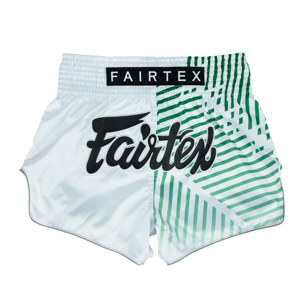 Fairtex BS1923 Muay Thai Shorts Racer White