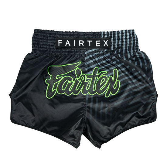 Fairtex BS1924 Muay Thai Shorts Racer Black