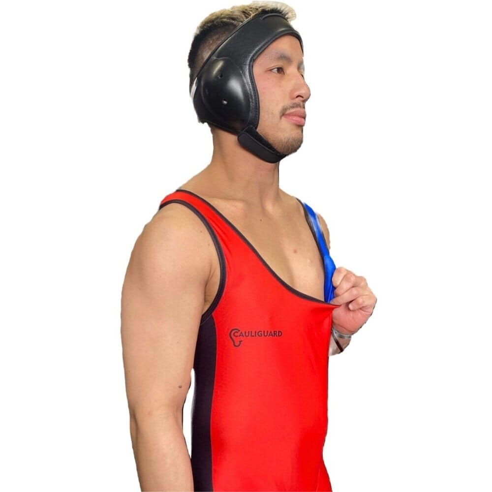 Cauliguard Reversible Wrestling Singlet Blue/Red Wrestling Uniforms Cauliguard Blue/Red 7X Small 