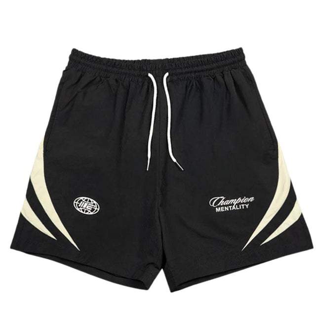 Engage Champion Mentality Track Shorts Black/White Training Shorts Engage Black/Off-White Small 