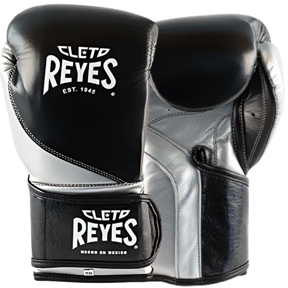 Cleto Reyes High Precision Boxing Gloves Black/Silver Boxing Gloves Cleto Reyes Black/Silver 12oz 