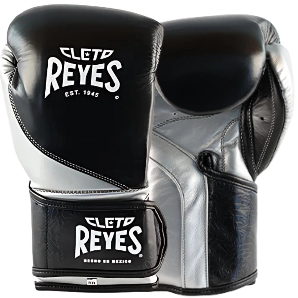 Cleto Reyes High Precision Boxing Gloves Black/Silver — Cleto Reyes