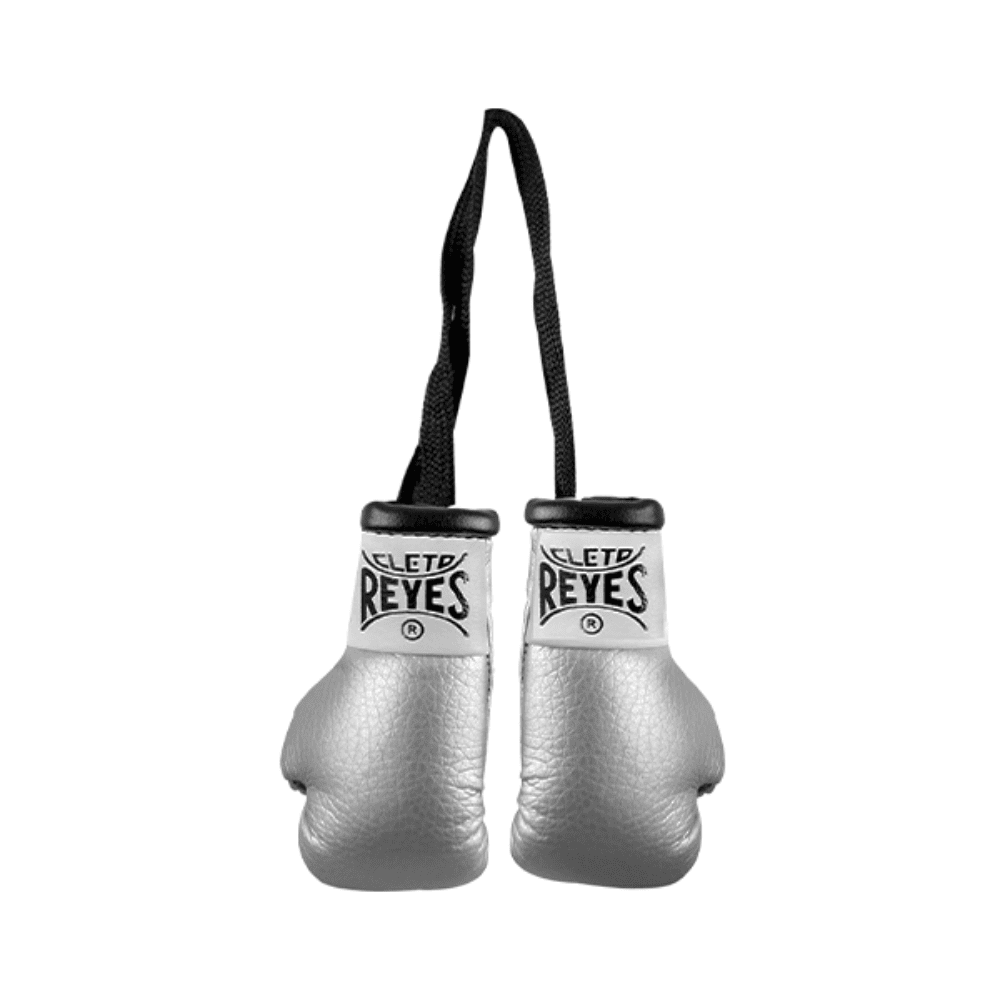 Cleto Reyes Mini Glove Pair Boxing Gloves Cleto Reyes Silver 